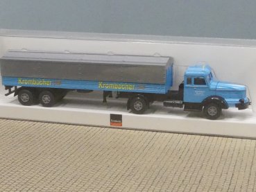 1/87 Wiking Krupp Titan Krombacher Pils Planen-Sattelzug 3341